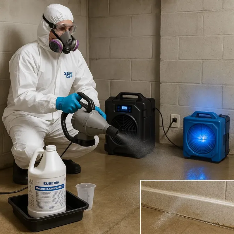 Sanitization and Odor Removal process in Meridian, TX