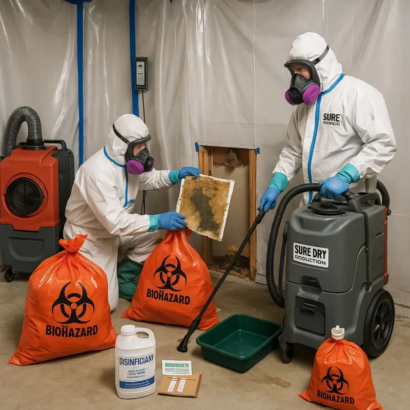 Contaminated Water Handling Protocols process in Meridian, TX