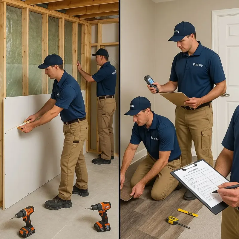 Repairs and Reconstruction process in Meridian, TX