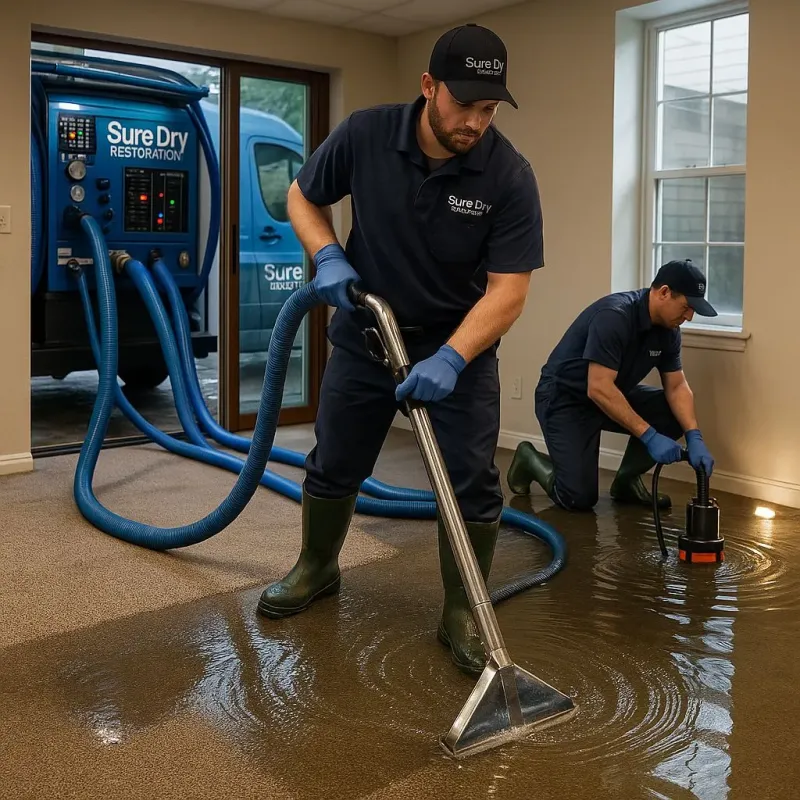 Water Extraction and Removal process in Meridian, TX